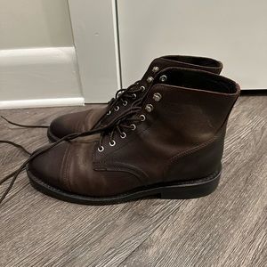 Thursday Boots Captain in Canyon Brown 
Rugged and Resilient leather